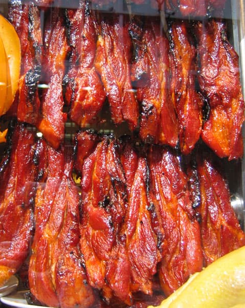 Porc laqué au miel et sauce hoisin